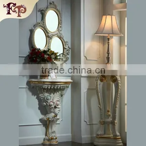 Classical Bedroom Furniture- Royalty Classic Solid Wood Handcraft Console Table thumbnail-1