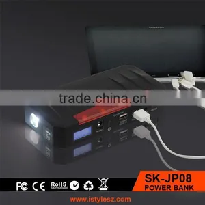 16500mAh Power Bank Car Jump Starter Power Bank With Multi-function thumbnail-2