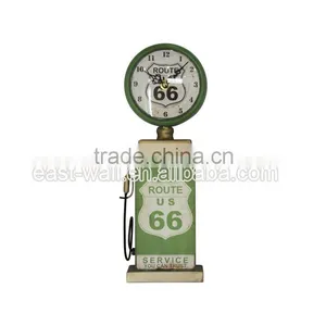 Newest Design Fancy Acryl Metal Wall Clock In Wheel Shape Product thumbnail-2