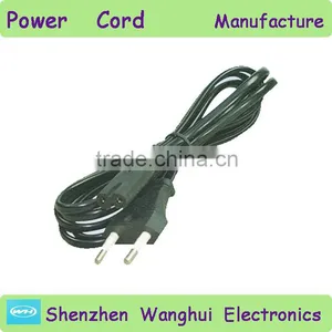 China Hot Sales 2 Pin Plug Power Cord Cable thumbnail-1