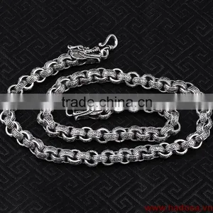 Thai Silver Jewelry, 925 Thai Silver Jewelry, Thai Silver Necklace TSN39S55 thumbnail-1