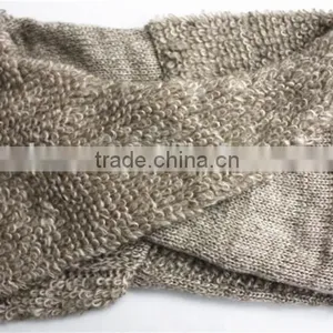 Plain Color Knitted Fish Scale Pattern Snood thumbnail-3