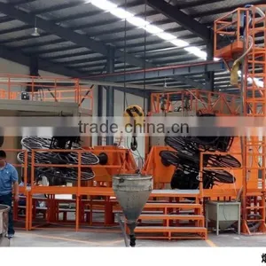 Latest Model and Design Four Arms Six Stations Rotomolding Machine for Manufacturing Plastic Products thumbnail-4