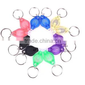 Best Selling Super Mini Lamp LED Torch Flashlight Keyring Promotional Keychain Factory thumbnail-1