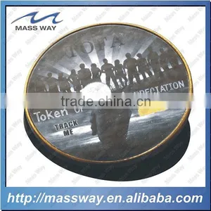 Custom Sticker Printing Antique Metal Token thumbnail-1
