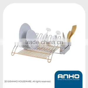 Finely Processed and Novel Design Chrome Plated Iron Wire Dish Rack thumbnail-1