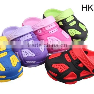 Newest Children EVA Foam Clogs EVA Garden Cheap Light Clogs Kids EVA Clogs thumbnail-1
