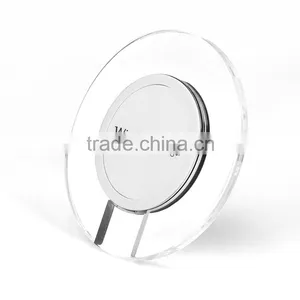 2016 Cool LED Indictor Charging QI Standard Wireless Charger Pad And Receiver For Both IPhone Android Phone Quality Choice thumbnail-4
