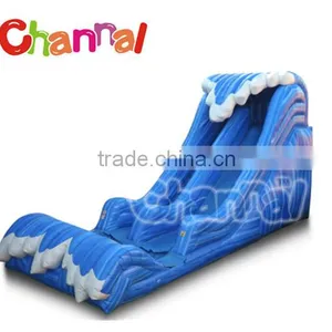 New Design Wave Theme Cheap Inflatable Water Slide in Factory Price thumbnail-1