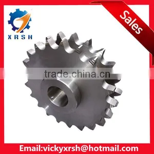 304,201,316 Stainless Steel Double Teeth Sprocket With Hub thumbnail-1
