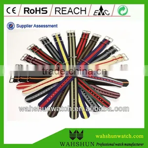 China Watch Factory Dongguan Custom Various Color Nato Straps thumbnail-1