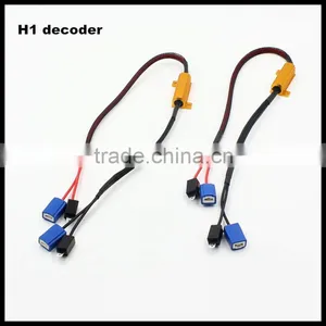 H1/H3 LED Fog Light DRL Driving Light Canbus 50W Load Resistor Wiring Canceller Canbus ERROR FREE Decoders Wirings thumbnail-1