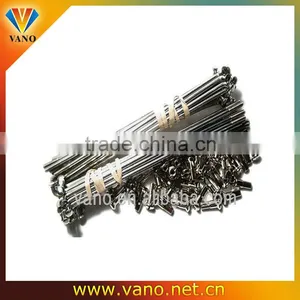 Stainless Steel 10G Motorcycle Spokes and Nipples Quality Choice thumbnail-1