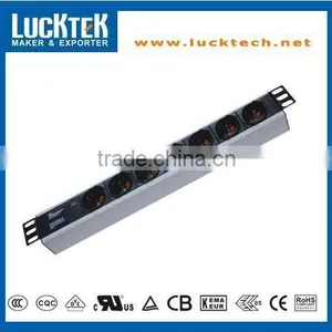 19" 1.5U 8 WAY ITALY TYPE PDU SOCKET thumbnail-1