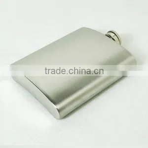 2 - 6 oz Metal Body Material Hip Flask thumbnail-2