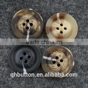Chinese Wholesale Horn 4-holes Resin Button for Garment Accessories thumbnail-2