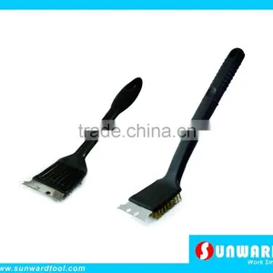Plastic Handle Cleaning Brush,Grill Cleaning Brush,12'' thumbnail-1