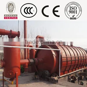 Environmental Friendly Continuous Waste Tyre Rubber Pyrolisis Plant thumbnail-3