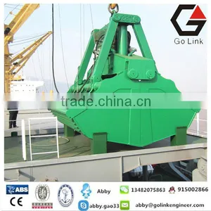 Hot Sale 25T Electric Hydraulic Clamshell Grab Bucket Motor Grab Marine Grab thumbnail-3