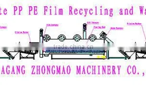 PP PE Film Recyling Line With High Quality and High Effectively thumbnail-1