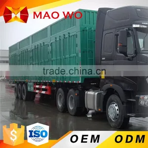 Van Type Heavy Duty Rear Dump Bulk Cargo Transporting Tipper Trailer thumbnail-2