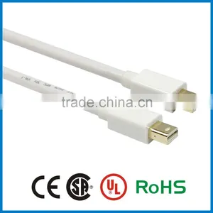 APBG White Color Mini dp Displayport Cable thumbnail-1