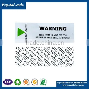 Custom Paper VOID Warranty Seal Sticker Printing Label, Security Warranty VOID Label, Tamper Proof Evident Seal Labels Sticker Quality Choice thumbnail-6