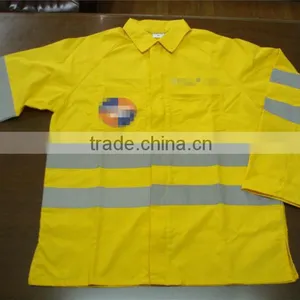 Yellow High Quality New Design Wholesale Fashion Europe Market TC Workwear Overall Work Cloth thumbnail-2