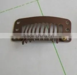 Snap Comb Clips 9 Teeths Type Clips for Hair Extension Snap Clips Hair Extension Snap Clips thumbnail-4