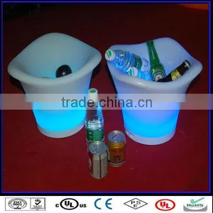 LED Lamp Luminous Bar Ice Bucket, Plastic Ice Bucket thumbnail-1