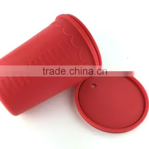 2016 New Design Best-quality Popcorn Holder Eco-friendly Microwave Popcorn Maker Bowl Magic Silicone Popcorn Cup With Lids thumbnail-6