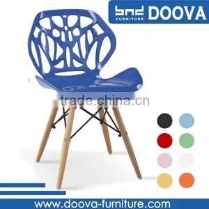 Modern Armless White Dining Plastic Chair Price thumbnail-3