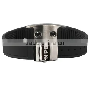 Noproblem D001 FDA Titanium Fashion Charm Power Health Germanium Bio Magnetic Bracelet thumbnail-3