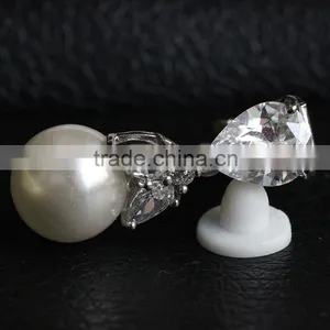 Wholesale Simple Design Earrings Jewelry Earring Holder Hanging Pearl Earrings thumbnail-2
