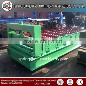 Color Steel Roofing Sheet Making Machine/galvanized Roofing Sheet Roll Forming Machine thumbnail-6