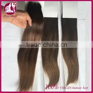 #2/#8 Ombre Color Jumbo Braiding Hair Human Hair Weaving Peruvian Grade 7A Quality thumbnail-4