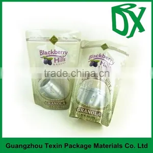 Top Grade Manufacture Food Packaging Small Stand up Aluminum Foil Freezer Bag With Zipper thumbnail-5