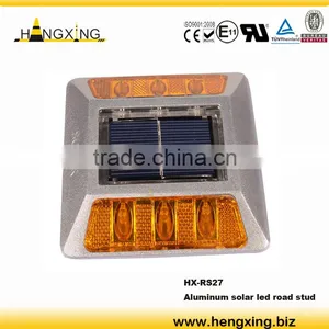 RS27 LED Synchronous Flashing Solar Road Stud Aluminium Made thumbnail-3