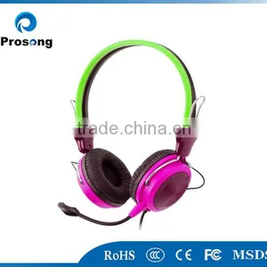 PS-T009MV Shenzhen 2013 Color Printing Headset With Mic thumbnail-1