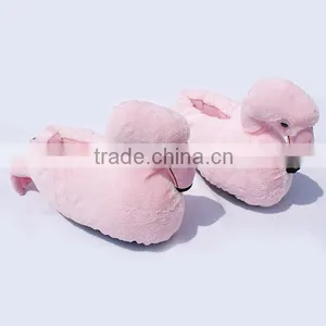 Plush Animal Slippers Fluffy Slippers thumbnail-1