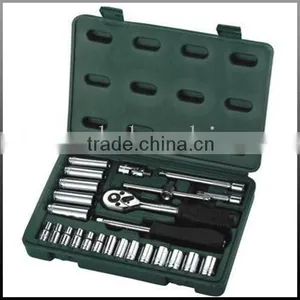 26PCS SCOKET SET(1/4") CRV MATERIAL thumbnail-1