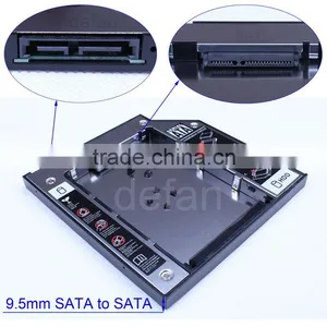 2nd SATA Hard Disk Drive HDD Cases/caddy Adapter Bay Replace GWA4080MA DVD Drive thumbnail-1