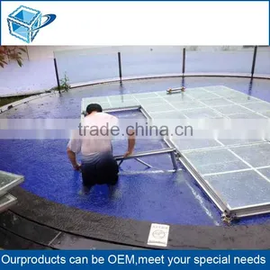 Mobile Glass Stage,Outdoor Wedding Glass Platform,Aluminum Platform Adjustable thumbnail-2