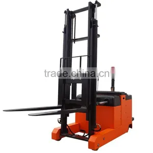 1Tons Battery Operated Counter-balanced Power Stacker Lifter Truck thumbnail-1