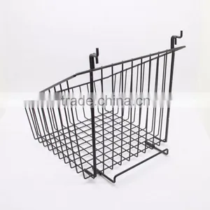 Iron Wire Fruit Basket Chrome Finish thumbnail-3