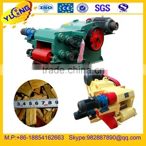 China Supplier CE Approved Industrial Electric Hydralic Drum Wood Chipper thumbnail-1