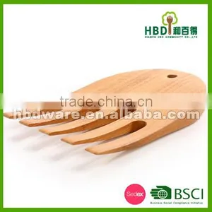 High Quality Bamboo Wood Salad Server, Salad Fork thumbnail-3