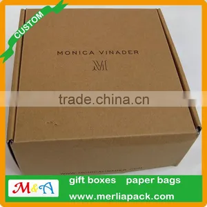 F Flute Double Side Printing Corrguated Box Jewelry Set Recycled Boxes thumbnail-2