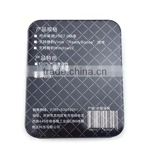 Customized Black Tin Pvc Window Packaging Box for Usb thumbnail-4