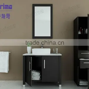 Modular European Style Melamine Bathroom Set Led Cabinet Light thumbnail-1